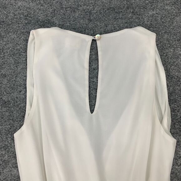 Show Me Your Mumu Riri Romper S Small Sleeveless Crossover Front Ruffle Hem Boho - Picture 10 of 12